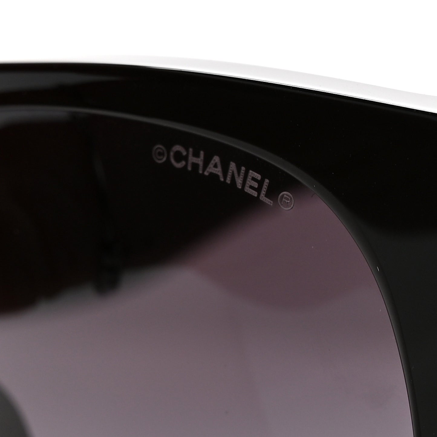 Acetate Quilted CC Pilot Sunglasses 71465A Black