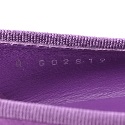 Chanel Suede Cap Toe CC Ballerina Flats 36 Purple Dark Purple 9 of 9