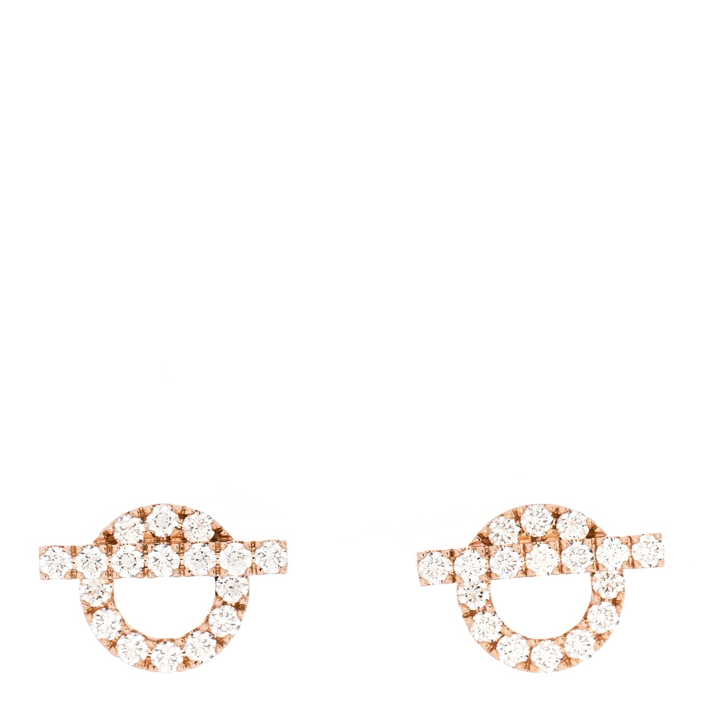 18K Rose Gold Diamond Finesse Earrings
