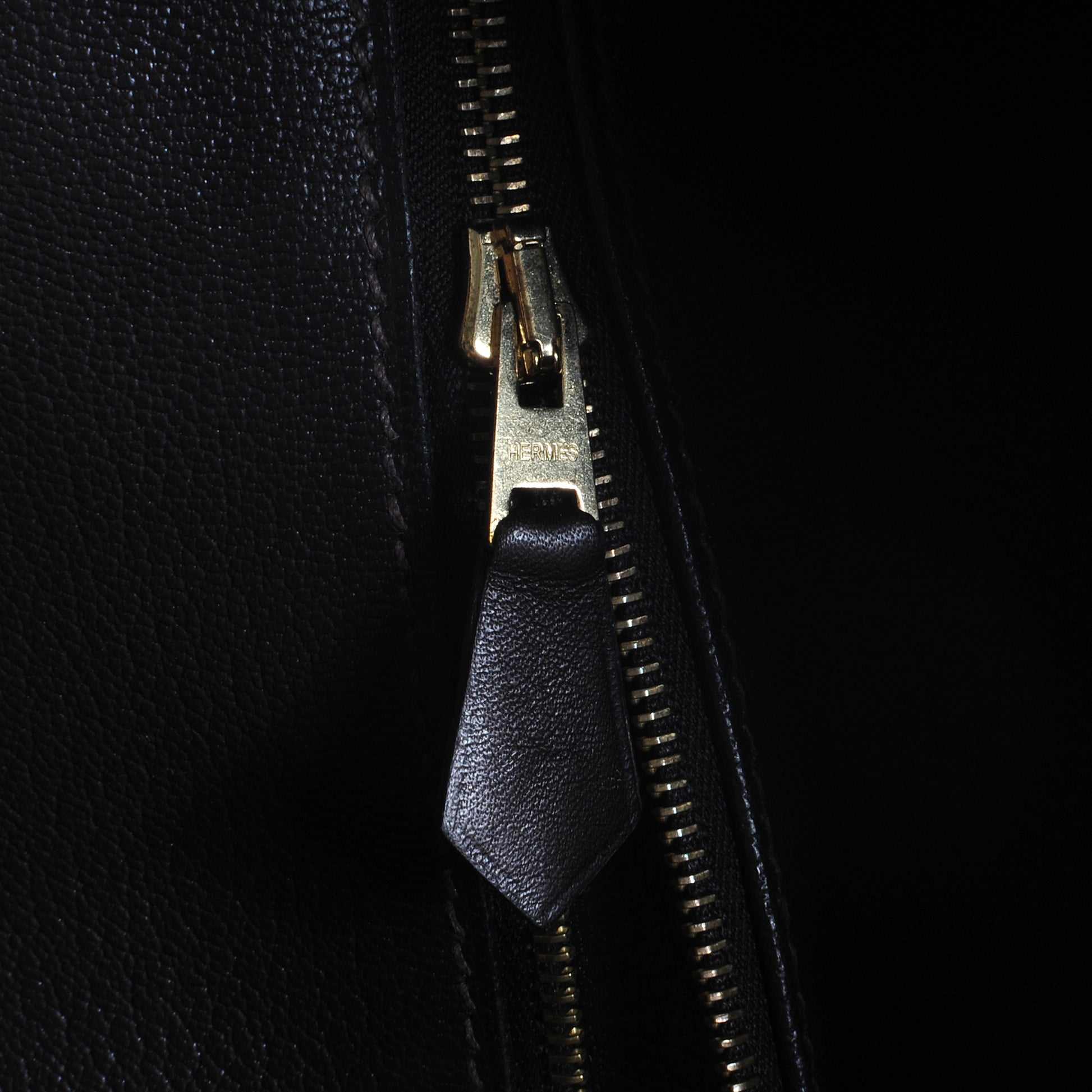 Hermes Toile Swift Striped Birkin 30 Chocolate 8 of 9