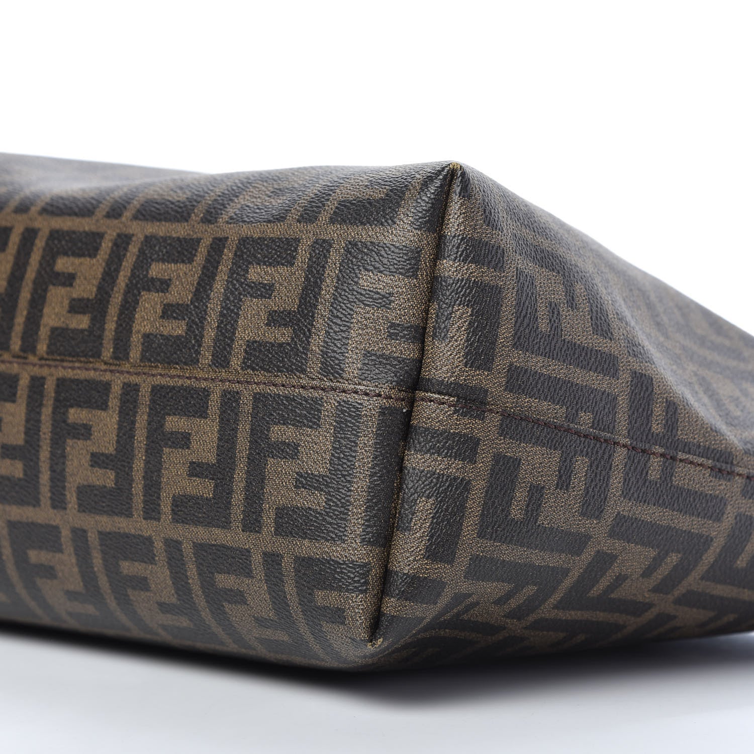 Fendi Zucca Spalmati Small Roll Tote Tobacco Moro 7 of 10