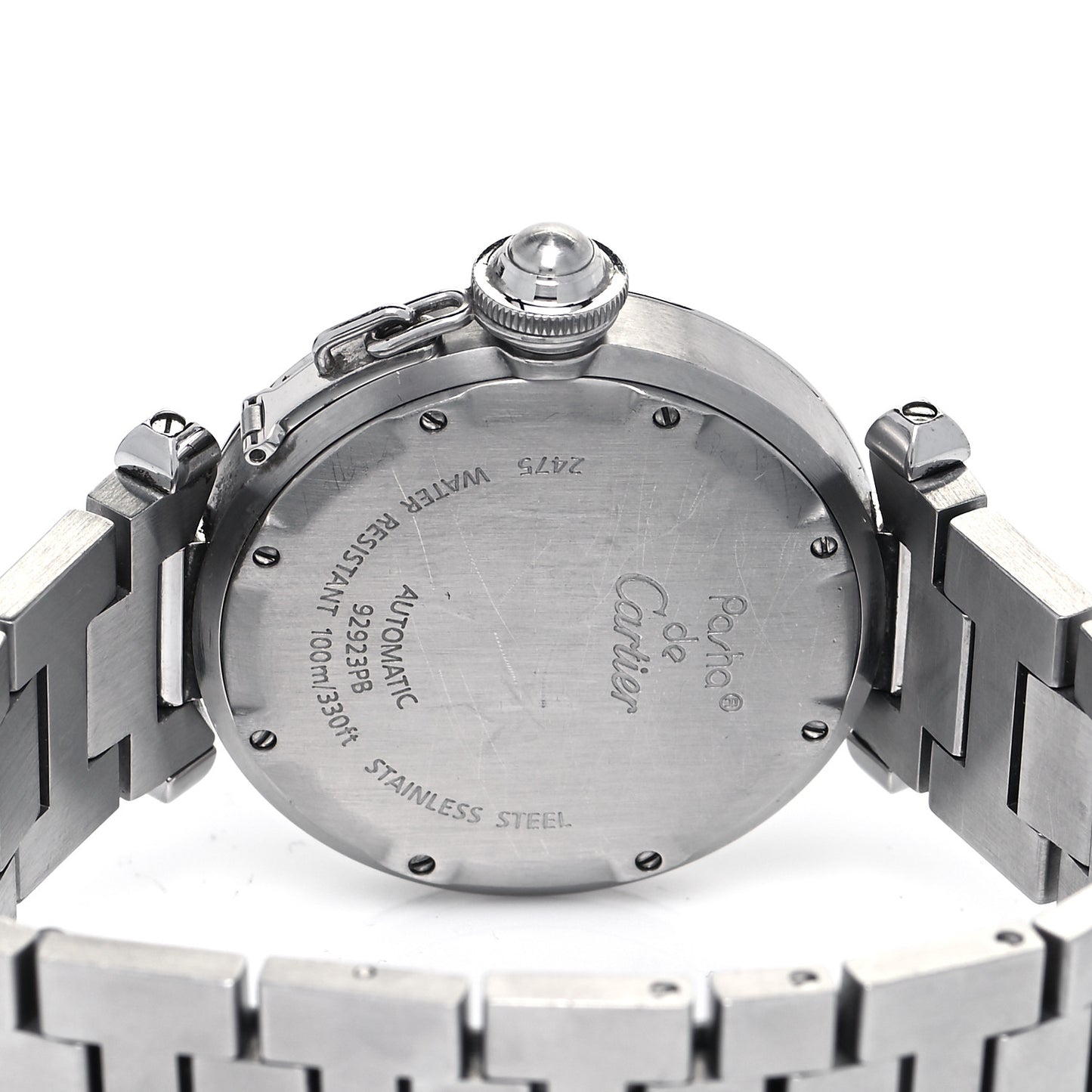 Stainless Steel 35mm Pasha C Big Date Automatic Watch Blue