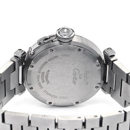 Cartier Stainless Steel 35mm Pasha C Big Date Automatic Watch Blue 4 of 4