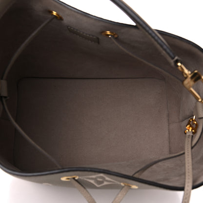Louis Vuitton Empreinte Monogram Giant Neonoe MM Tourterelle Creme 5 of 15
