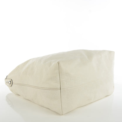 Gucci Guccissima Large Icon Bit Hobo Off White 4 of 9