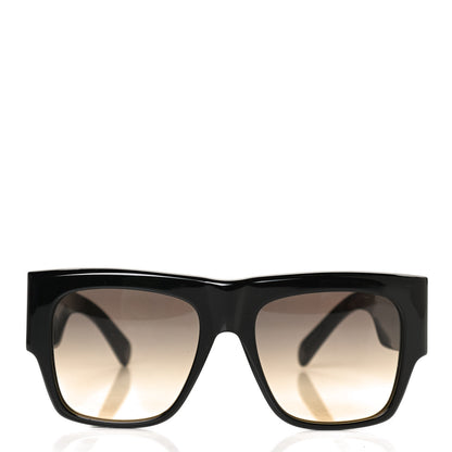 Celine Acetate Rectangular Sunglasses CL4056IN Black 2 of 8