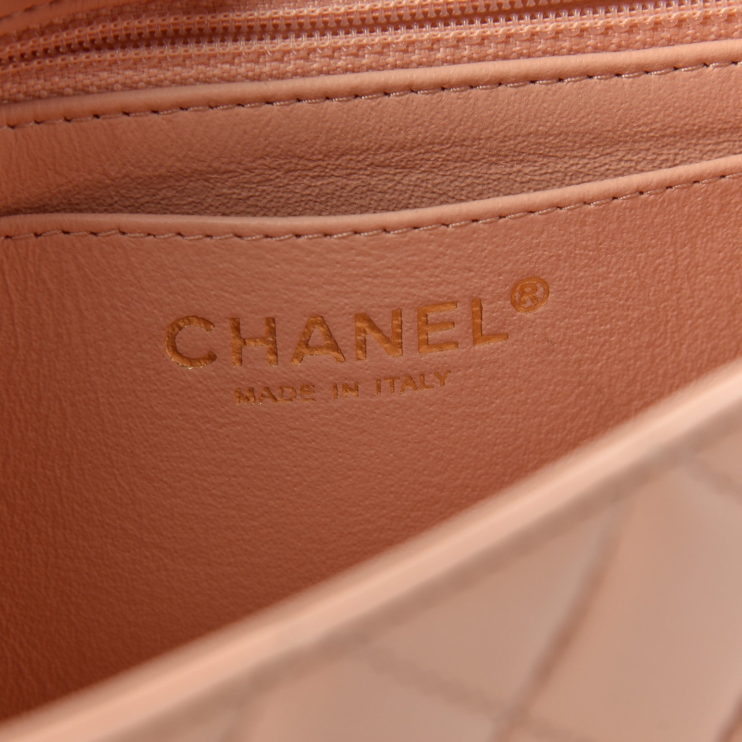 Chanel Lambskin Quilted Mini Rectangular Flap Light Pink 8 of 10