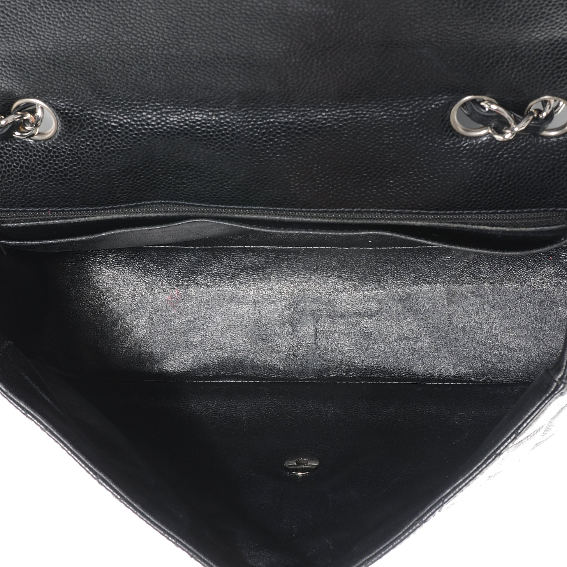 Chanel Caviar Jumbo Single Flap Black 5 of 7