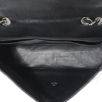 Chanel Caviar Jumbo Single Flap Black 5 of 7