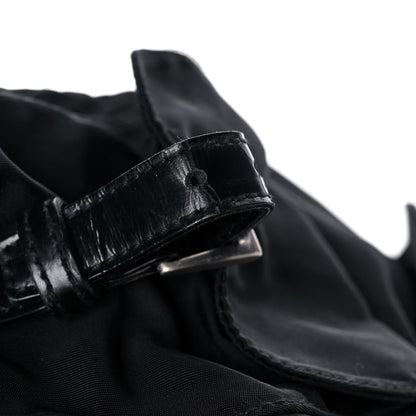 Prada Tessuto Nylon Vela Small Backpack Black 14 of 15