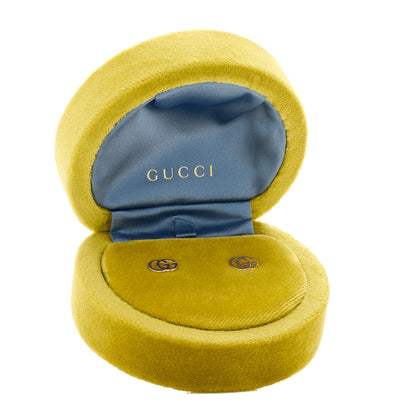 Gucci 18K Yellow Gold GG Tissue Stud Earrings 6 of 6