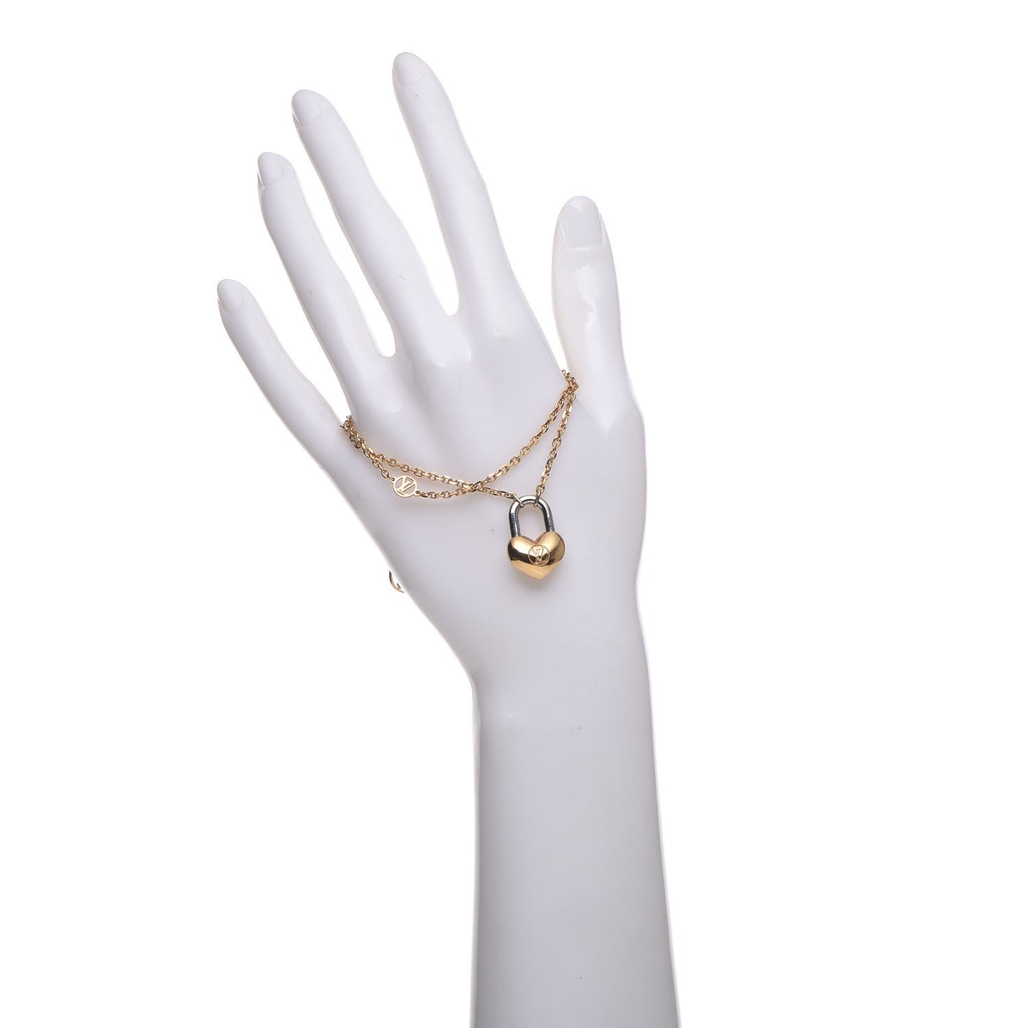 LV Crazy In Lock Bracelet Gold Silver