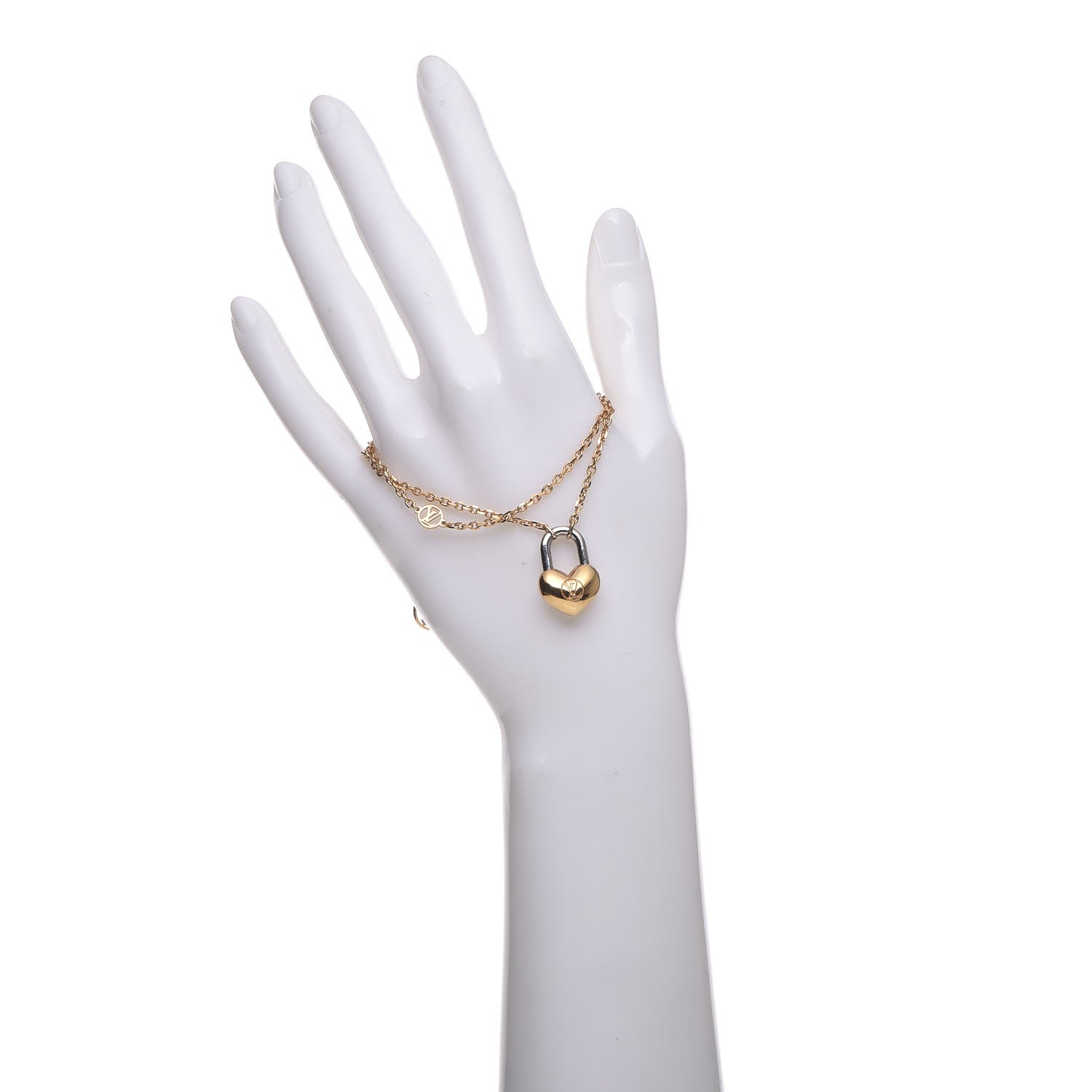 Louis Vuitton LV Crazy In Lock Bracelet Gold Silver 2 of 7