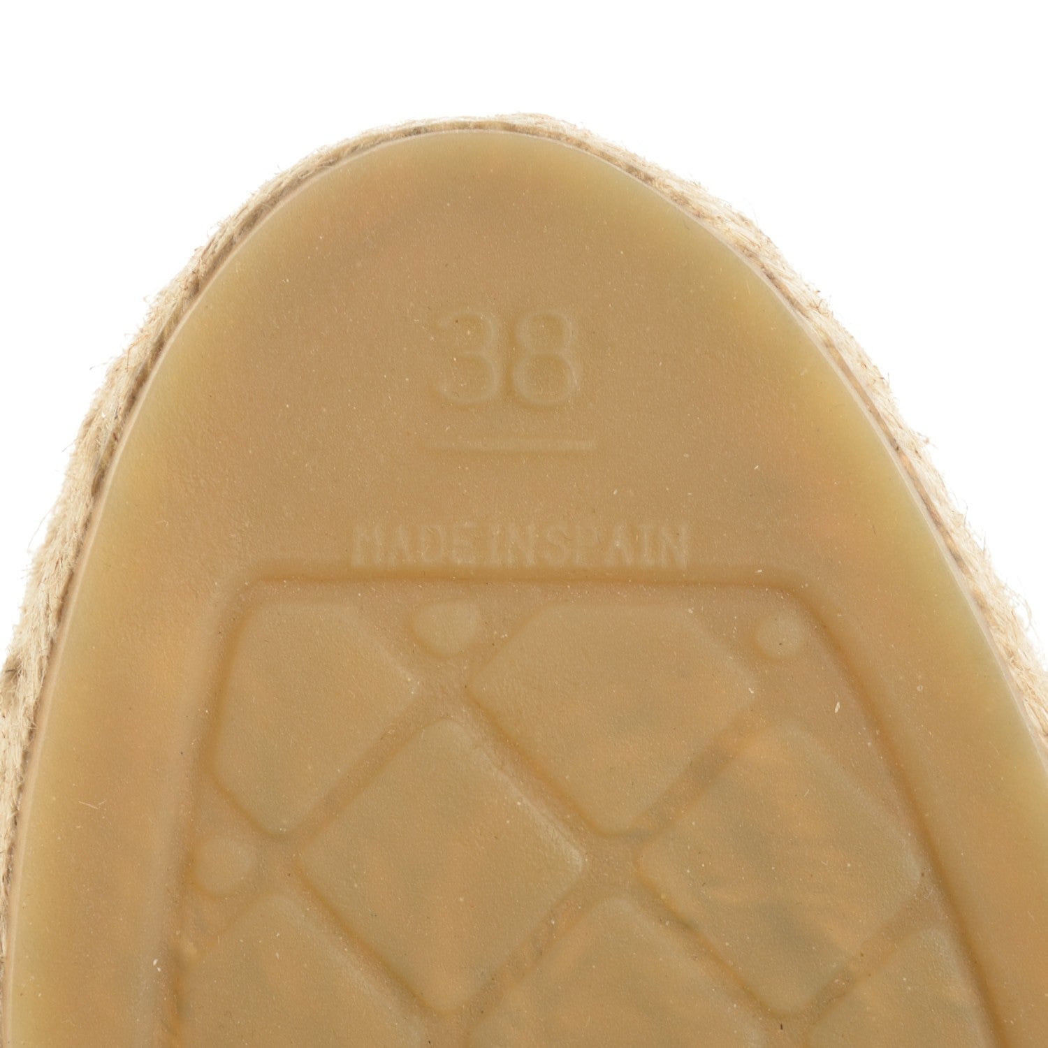 Chanel Lambskin CC Espadrilles 38 Beige Black 7 of 10