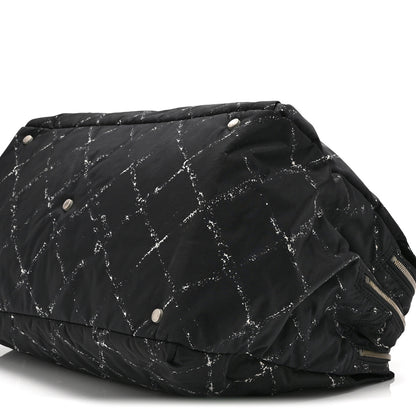 Chanel Nylon Travel Duffel Bag Black 14 of 14