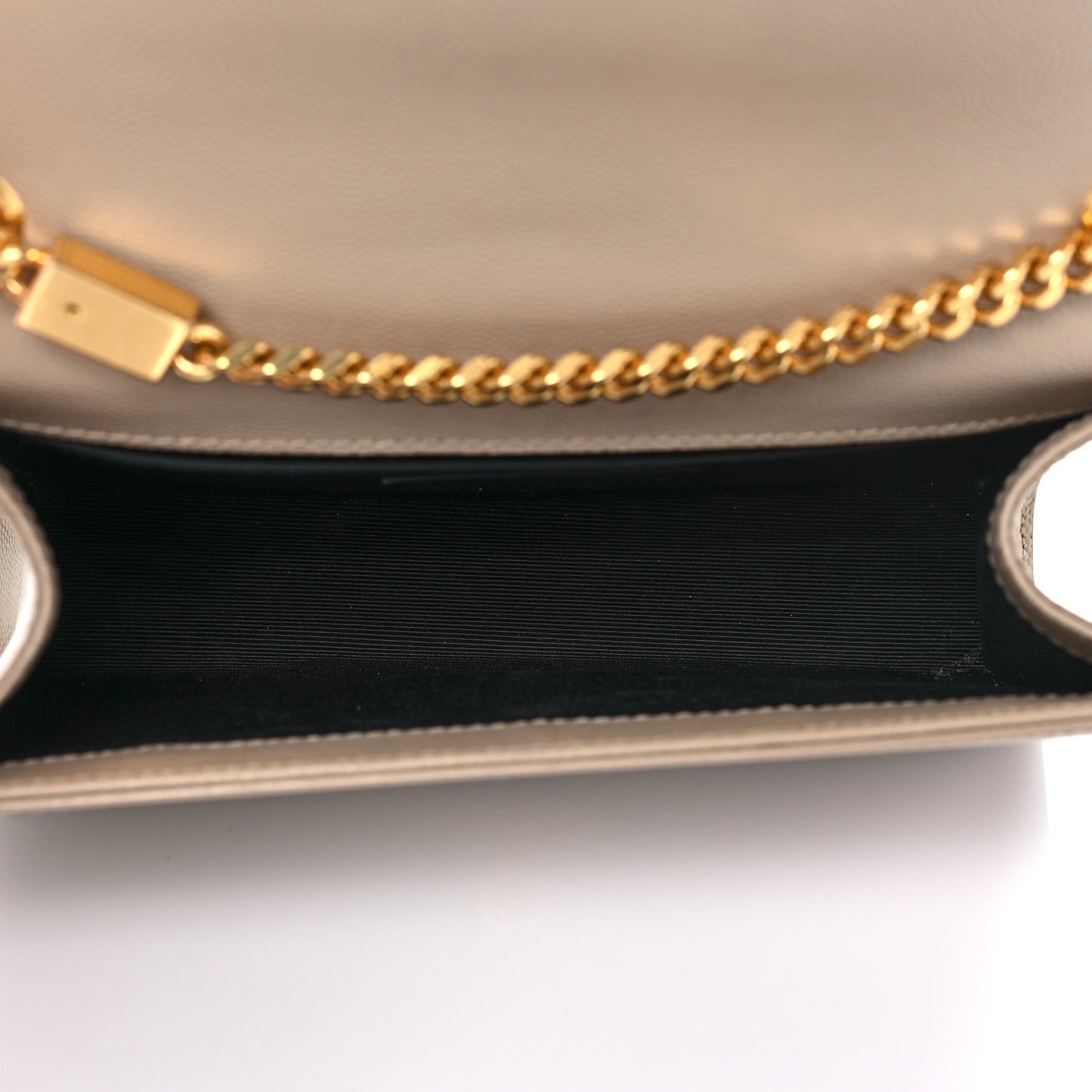 Grain De Poudre Small Monogram Kate Satchel Dark Beige