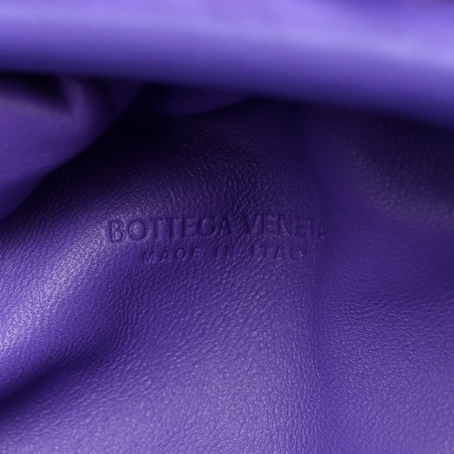 Bottega Veneta Shearling Lambskin Embellished The Mini Pouch Purple 6 of 11