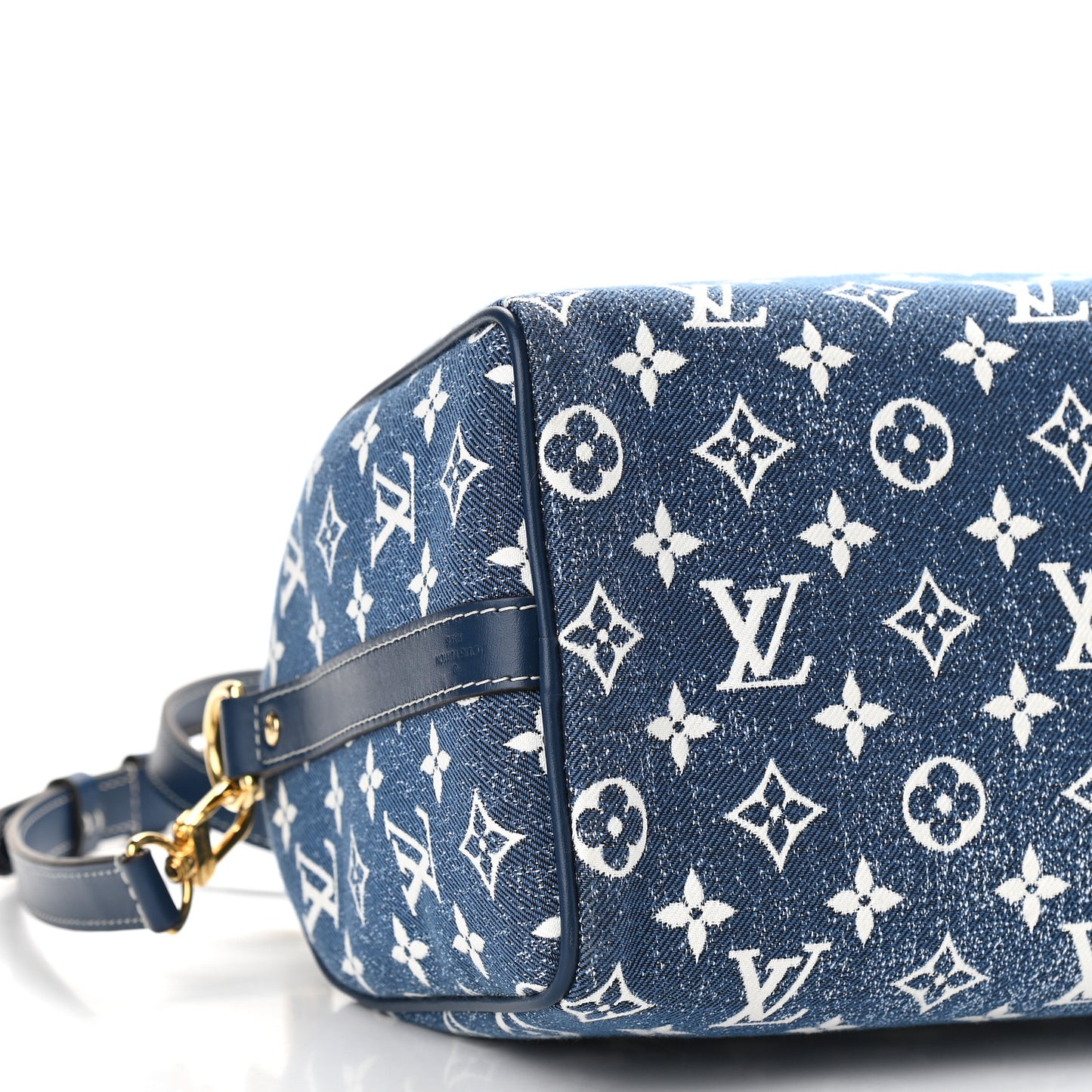 Monogram Jacquard Denim Speedy Bandouliere 25 Bleu