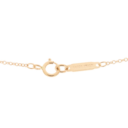 Tiffany 18K Rose Gold Diamond Small Atlas Open Pave Pendant Necklace 4 of 5
