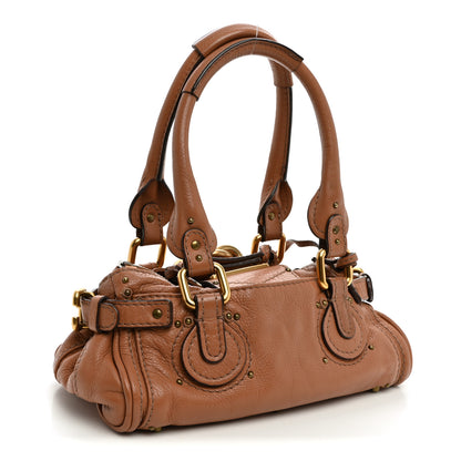 Chloe Calfskin Small Paddington Satchel Tan 3 of 10