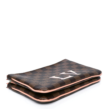 Louis Vuitton Damier Ebene Double Zip Pochette 3 of 6