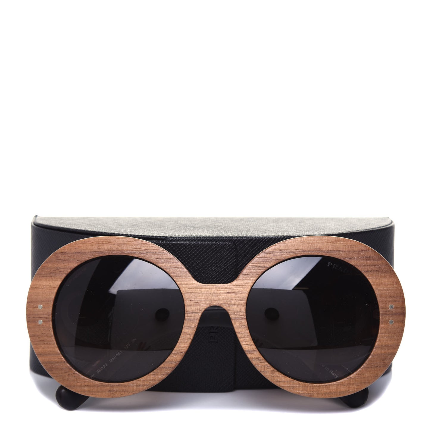 Wooden Baroque Sunglasses SPR 27R Black Tortoise