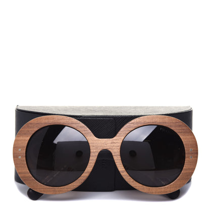 Prada Wooden Baroque Sunglasses SPR 27R Black Tortoise 7 of 7