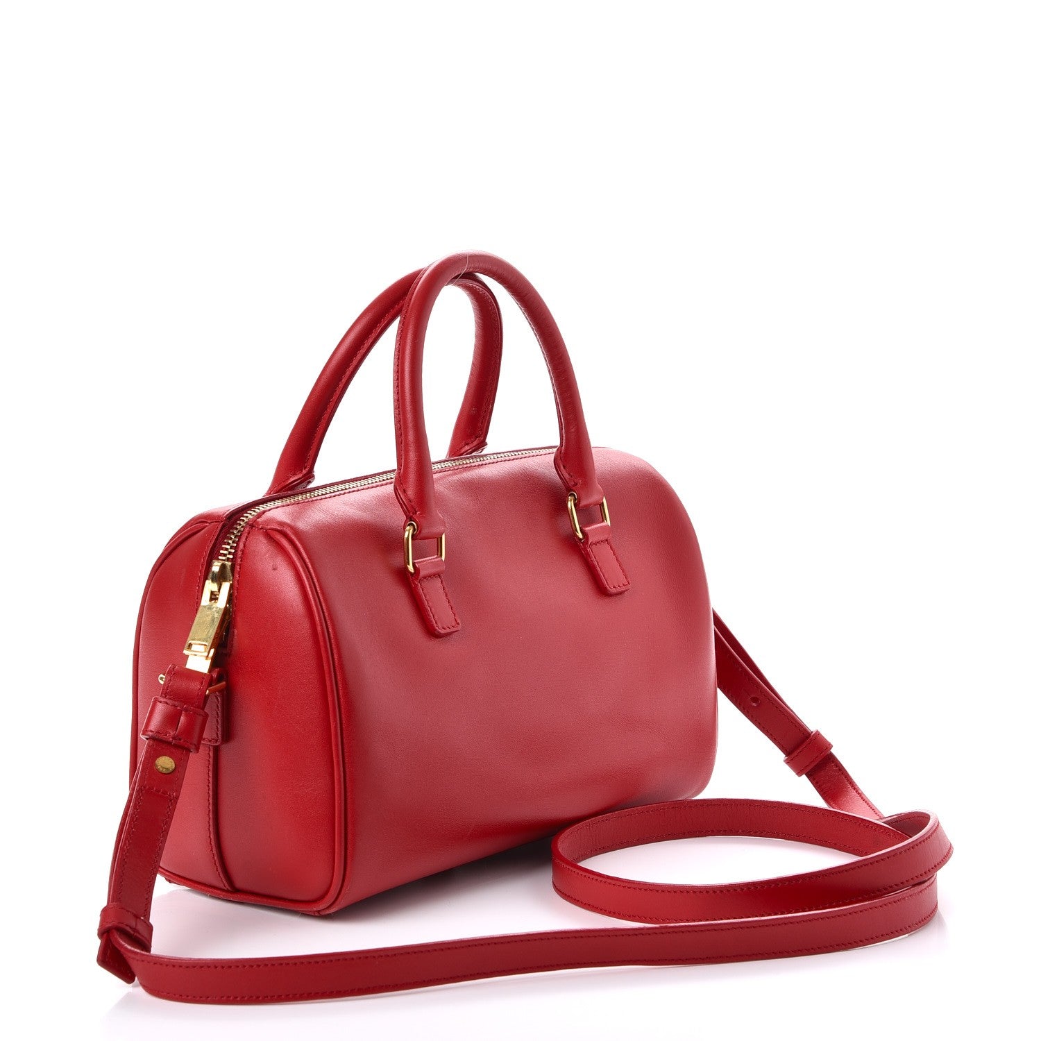 Saint Laurent Calfskin Classic Baby Duffle Red 3 of 7