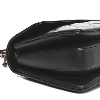 Chanel Lambskin Quilted Small Trendy CC Dual Handle Flap Bag Black 9 of 10