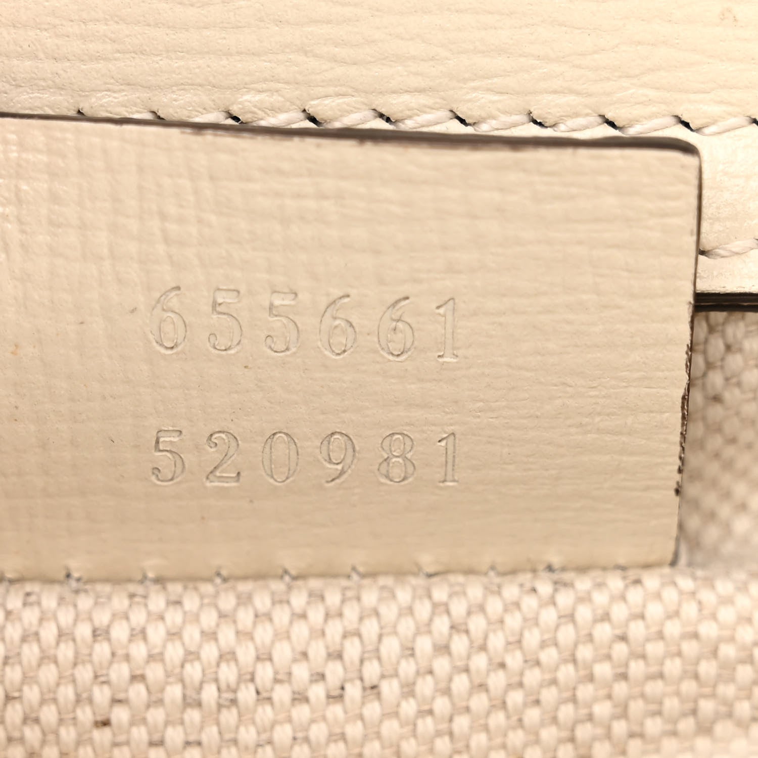 Gucci Azalea Calfskin GG Monogram Bi-Color Debossed Mini Diana Tote Bag Emerald Stone Topaz Mystic White 7 of 10