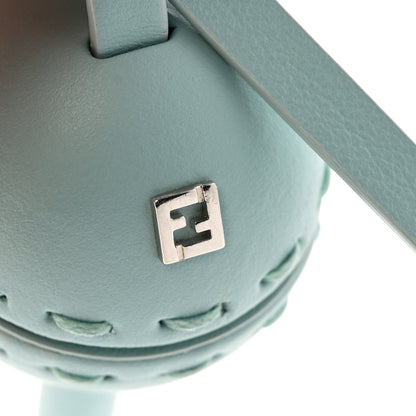 Fendi X CHUPA CHUPS Vitello Grace Lollipop Holder Bag Charm Key Ring Light Blue 3 of 5