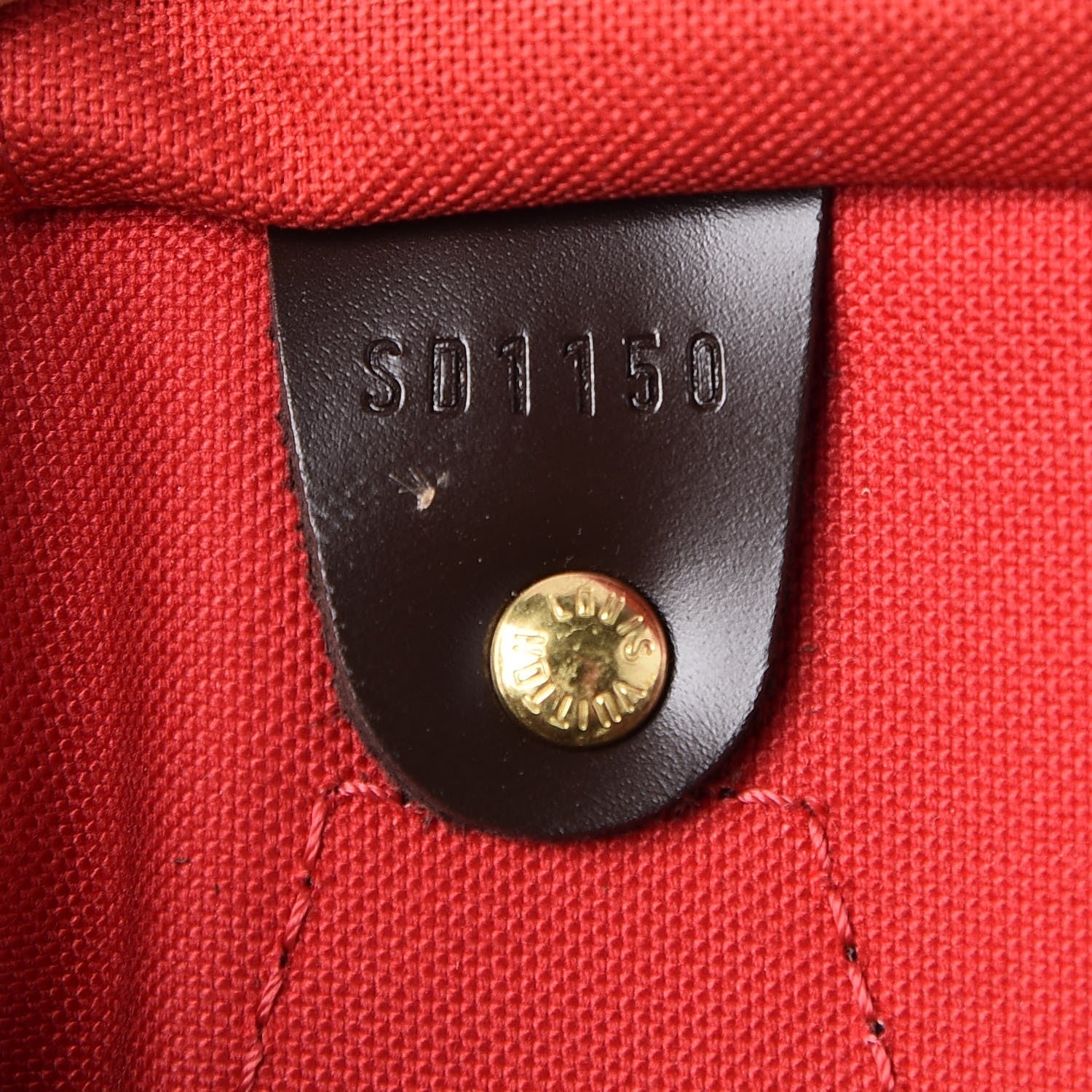 Louis Vuitton Damier Ebene Speedy 35 7 of 7