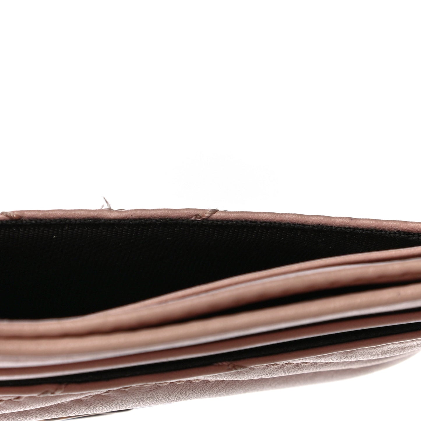 Calfskin Matelasse GG Marmont Card Holder Perfect Pink