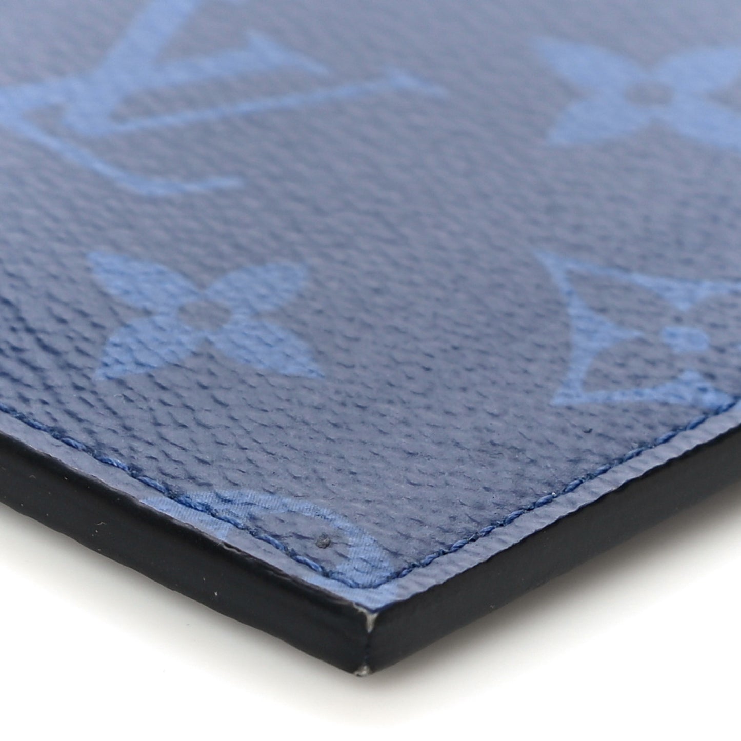 Monogram Taiga Coin Card Holder Cobalt