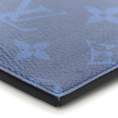 Louis Vuitton Monogram Taiga Coin Card Holder Cobalt 9 of 11