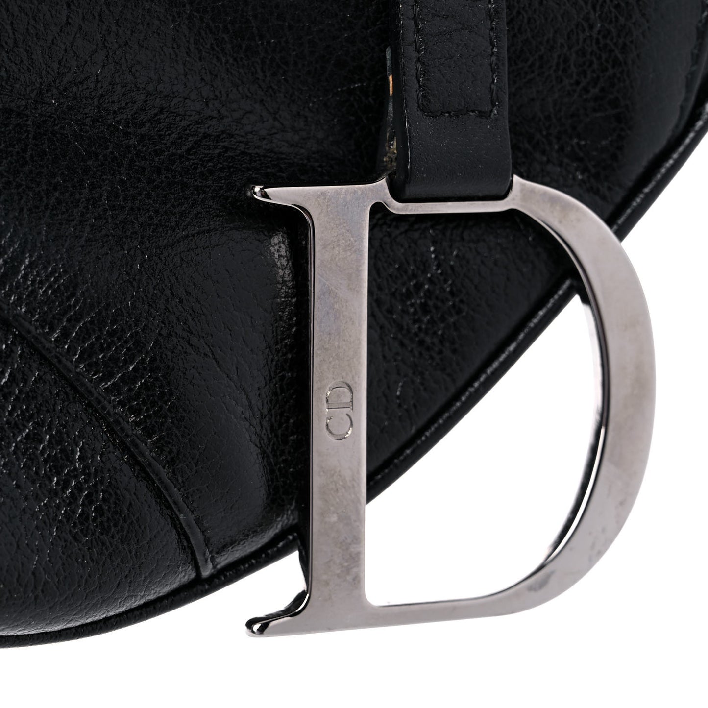 Calfskin Saddle Bag Black