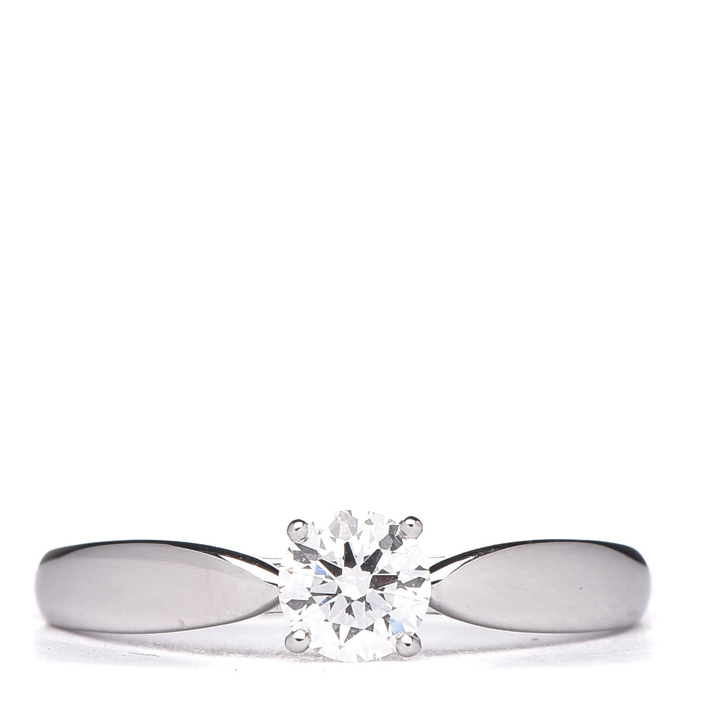 Platinum Diamond .38ct Harmony Solitaire Engagement Ring 52 6
