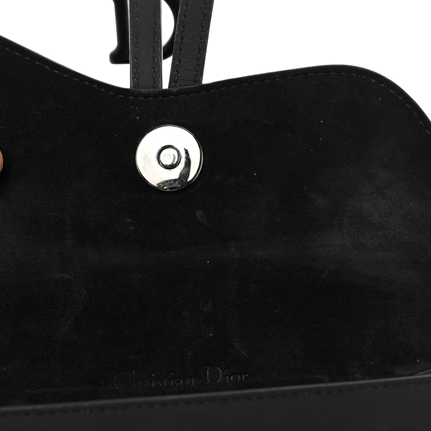Christian Dior Ultra Matte Calfskin Saddle Belt Bag Black 11 of 15