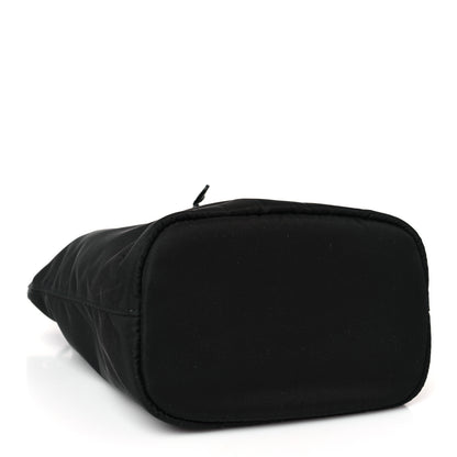 Prada Saffiano Tessuto Nylon Vela Bucket Wristlet Black 4 of 8