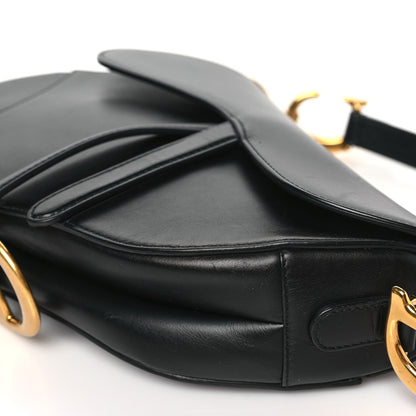 Christian Dior Calfskin Saddle Bag Black 10 of 10