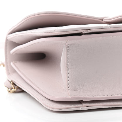Chanel Calfskin Quilted Small Top Handle Flap Light Pink 7 of 8