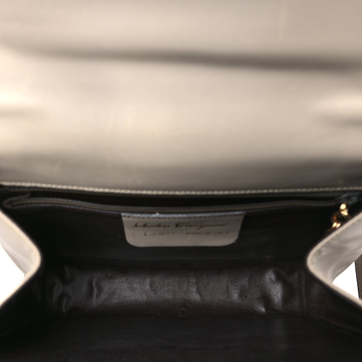 Calfskin Gancio Lock Satchel Grey