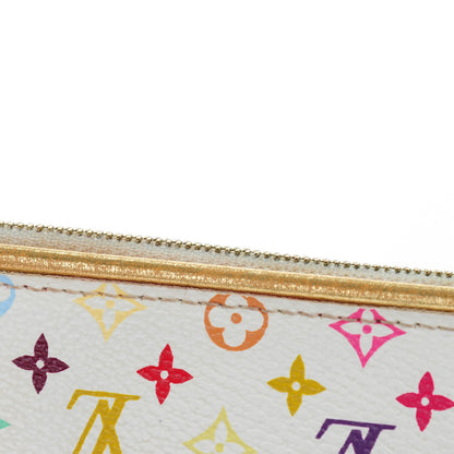 Louis Vuitton Monogram Multicolor Kate Clutch White 7 of 8
