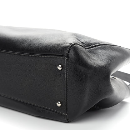 Chanel Caviar Cerf Executive Shopper Tote Black 9 of 14
