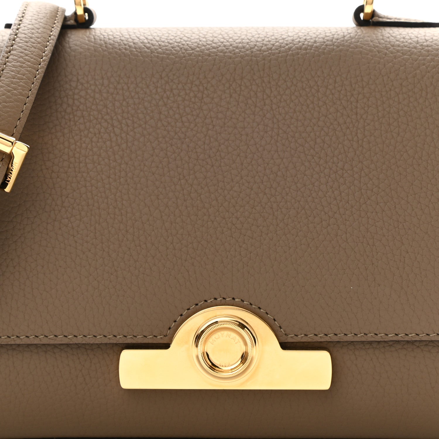 Moynat Taurillon Blush Rejane BB Taupe 7 of 7