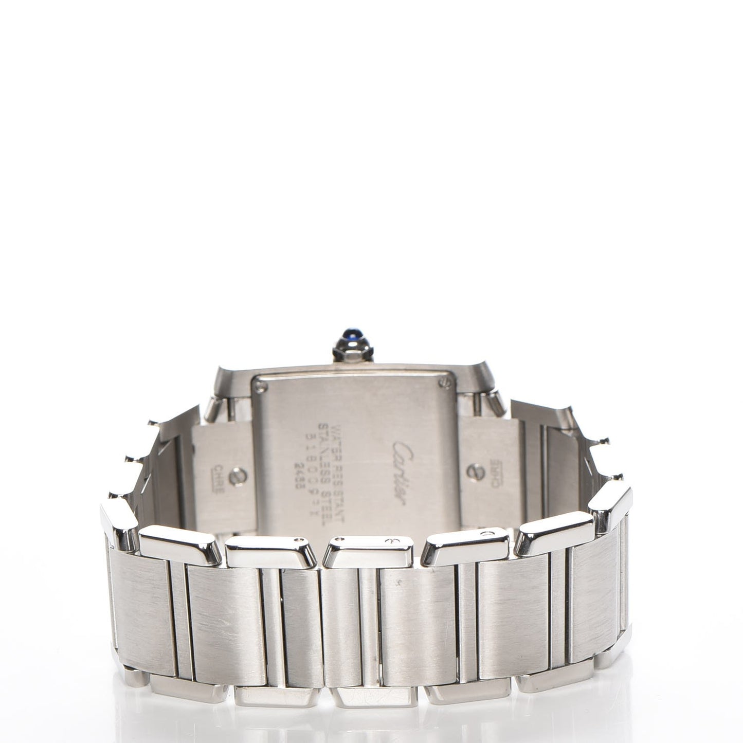 Stainless Steel 25mm Tank Francaise Quartz Watch