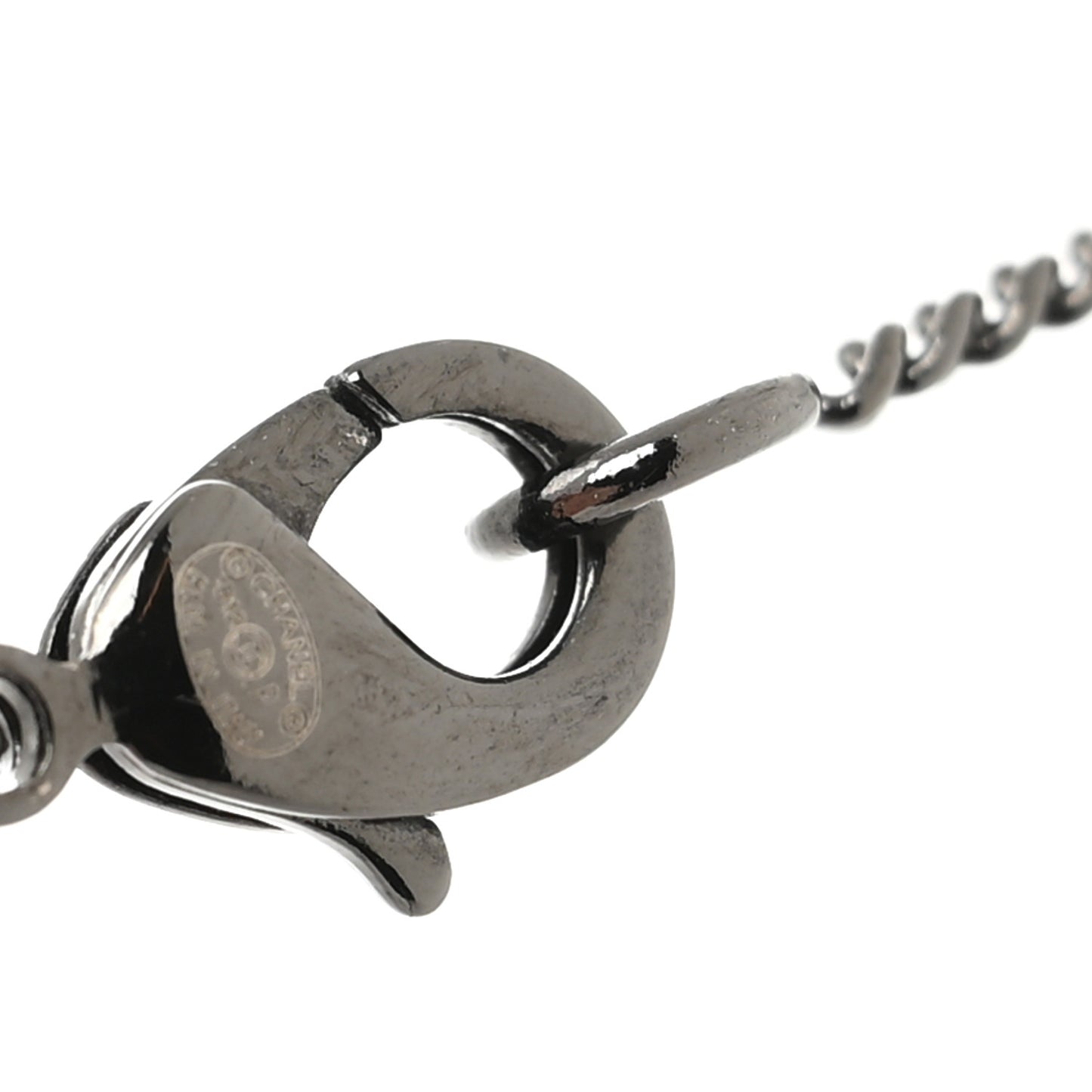 Ruthenium CC Pendant Necklace Black
