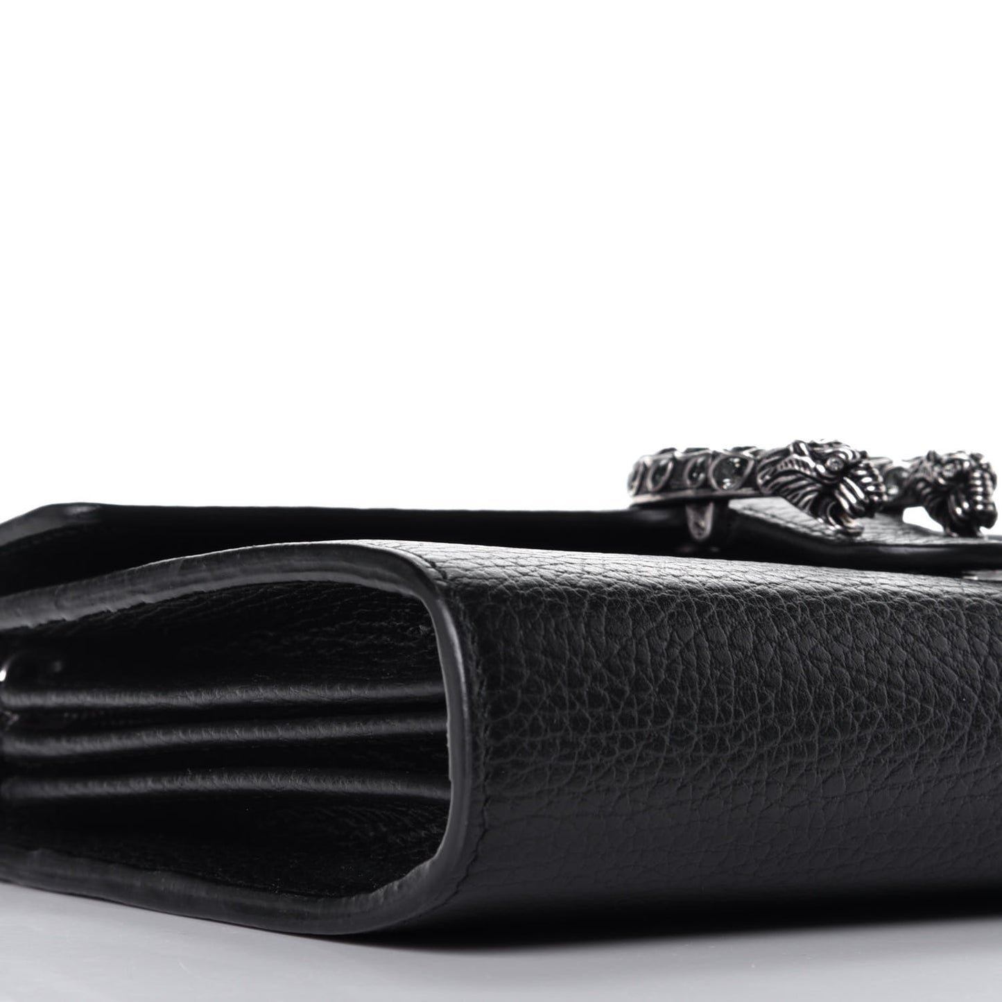 Calfskin Mini Dionysus Chain Wallet Black