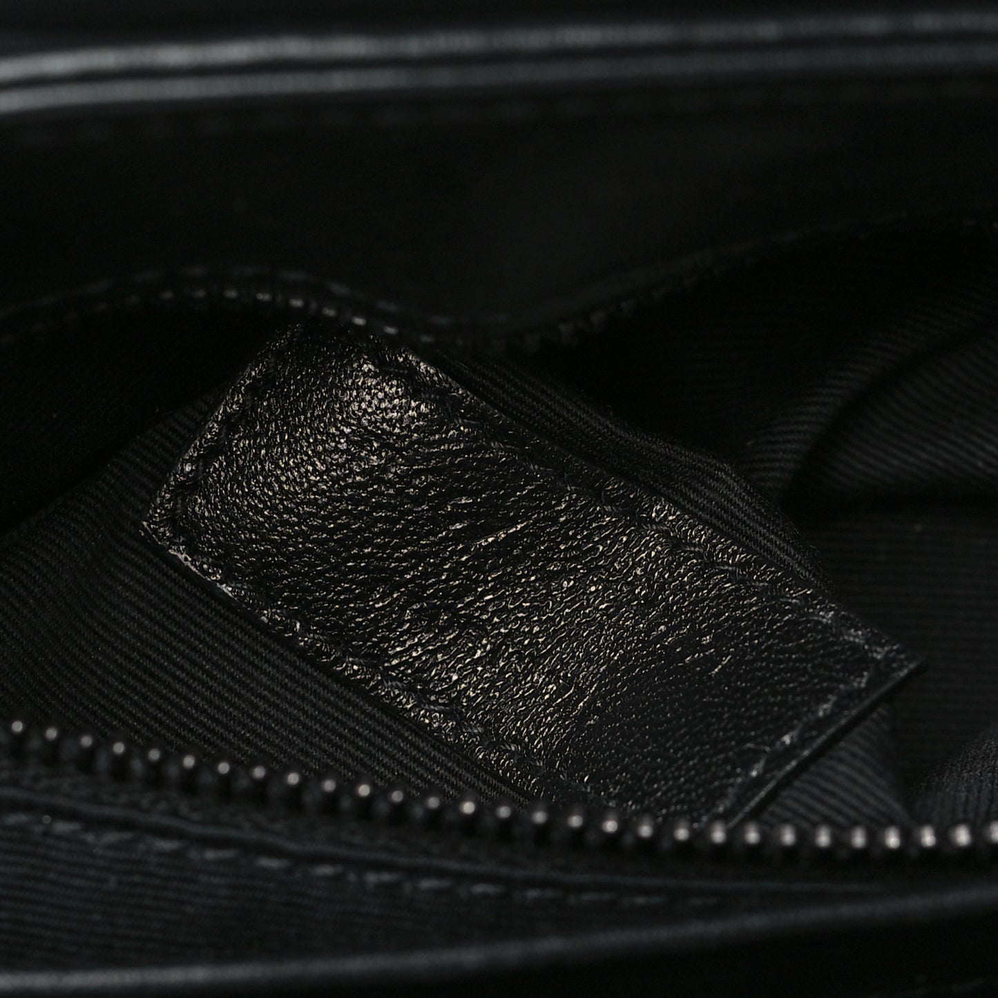 Calfskin Y Quilted Monogram Toy Loulou Crossbody Bag Black