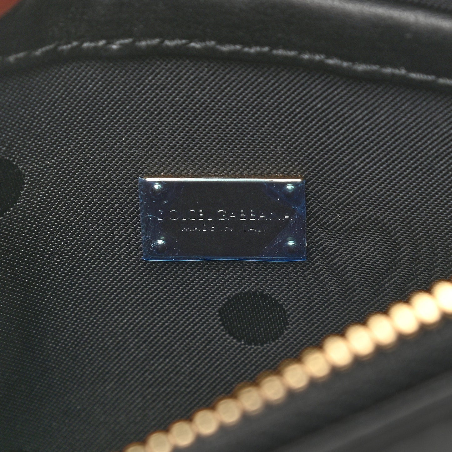 Calfskin Flat Belt Bag Black